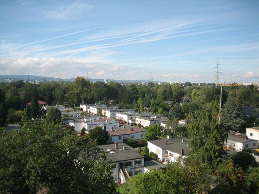 H4 Frankfurt Messe (ehemals Ramada® Hotel Frankfurt Messe), Deutschland, Zimmer 820 Ausblick vom Balkon