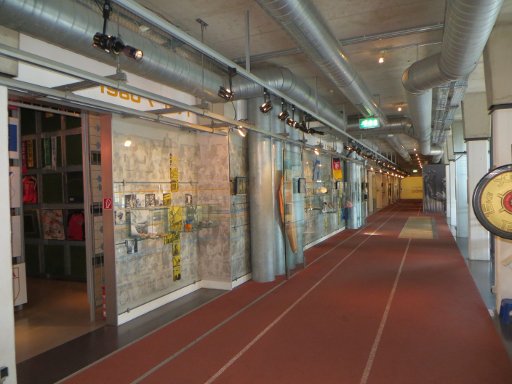 Deutsches Sport & Olympia Museum, Köln, Deutschland, Zeitlinie der sportlichen Höhepunkte