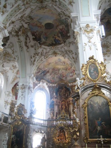 Kloster Andechs, Bayern, Deutschland, Innenansicht der Kirche