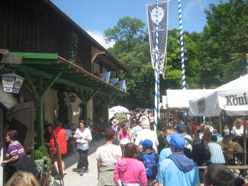 Ritterturnier, Kaltenberg, Deutschland, Ritterschwemme zu Kaltenberg