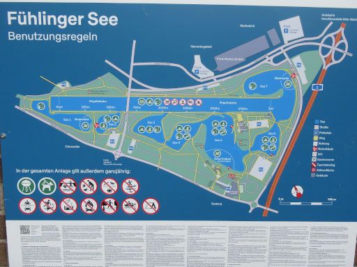 Swim & Run K&ouml;ln 2026 , Freiwasserschwimmen 2 km, K&ouml;ln, Deutschland, &Uuml;bersicht F&uuml;hlinger See Regattabahn