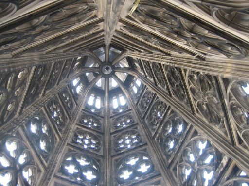 Kölner Dom, Deutschland, Turmspitze von innen