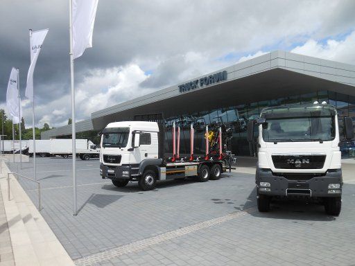 MAN Truck & Bus, Forum und Werkführung, München, Deutschland, Truck Forum Ausstellungsgelände