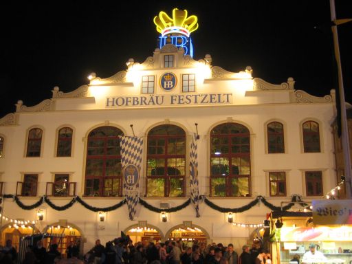 München, Deutschland, Oktoberfest 2008, Hofbräu Festzelt