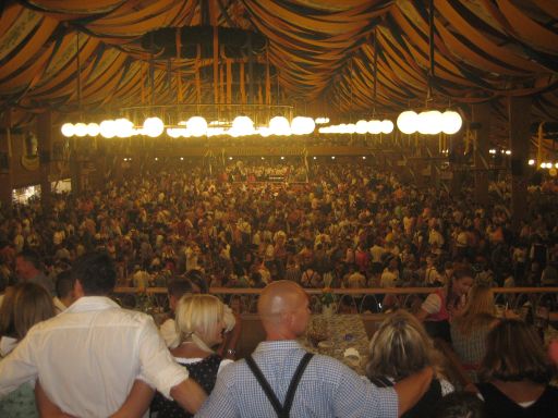 München, Deutschland, Oktoberfest 2009, Bräurosl Pschorr Festhalle