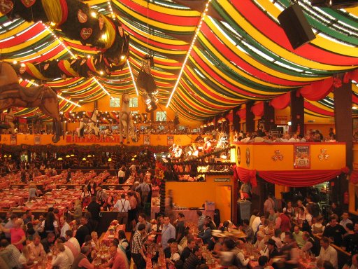 München, Deutschland, Oktoberfest Festzelte 2011, Hippodrom