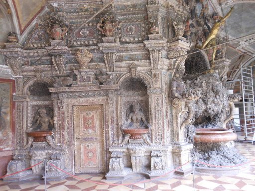 Residenz München, München, Deutschland, Brunnen– und Muschelwand