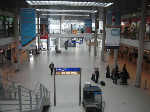 Münster, Deutschland, Flughafen FMO, Blick vom Abflugbereich