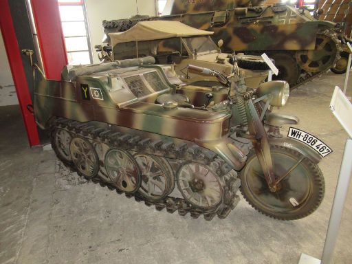 Deutsches Panzermuseum Munster, Deutschland, Kettenkraftrad Typ HK 101