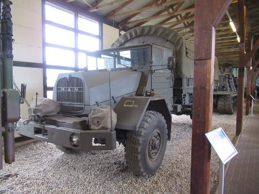 Deutsches Panzermuseum Munster, Deutschland, LKW MAN 630L2 AE