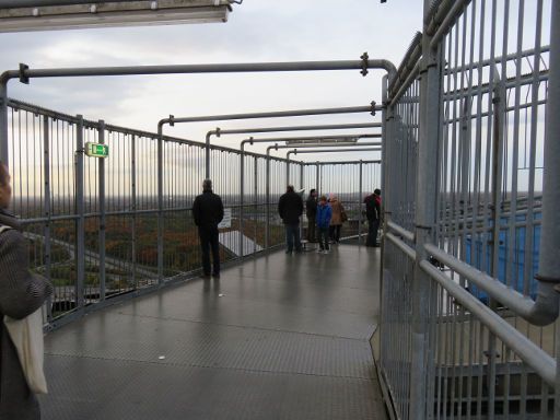 Gasometer, Oberhausen, Deutschland, Aussichtsplattform auf dem Dach