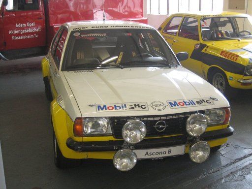 OPEL Forum, Rüsselsheim, Deutschland, Ascona B Rallye Version