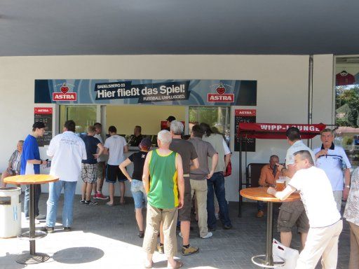 Karl Liebknecht Stadion, Potsdam, Babelsberg, Deutschland, ASTRA Bierstand