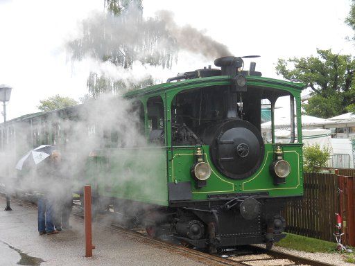 Prien am Chiemsee, Deutschland, Chiemseebahn Dampflokomotive