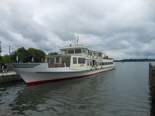 Prien am Chiemsee, Deutschland, Chiemsee Schifffahrt, Ausflugsboot