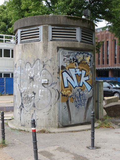 RheinEnergie AG, Fernwärmetunnel Besichtigung, Köln, Deutschland, Einstieg in Deutz in der Nähe der Hohenzollernbrücke