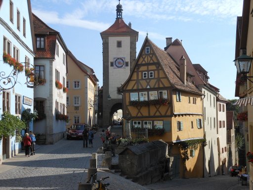 Rothenburg ob der Tauber, Deutschland, Das Plönlein