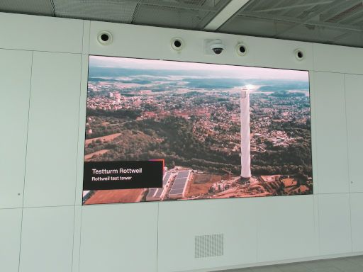 TK Elevator Testturm, Rottweil, Deutschland, Video &uuml;ber den Testturm