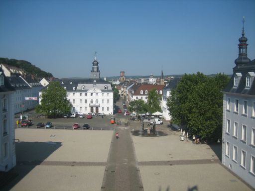 Saarbrücken, Deutschland, Blick vom Ballsaal des Schlosses