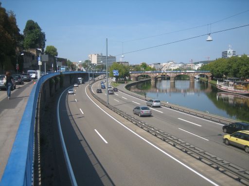 Saarbrücken, Deutschland, Stadtautobahn A 620