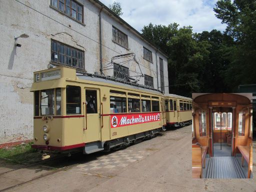 Hannoversches Straßenbahn-Museum, Sehnde Wehmingen, Deutschland, Rundfahrt Straßenbahn Hawa Baujahr 1928