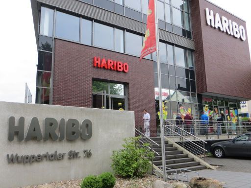 HARIBO® Fabrikverkauf, Solingen, Deutschland, Eingang, Wuppertaler Straße 76, 42653 Solingen