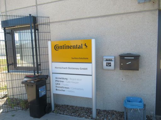 Continental Werk Stolzenau (geschlossen), Stolzenau, Deutschland, Anmeldung LKW / Besucher
