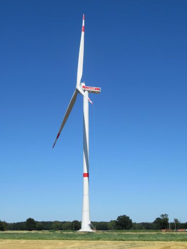 Windpark Leese-Loccum, Stolzenau, Deutschland, ENERCON E-138 EP3 im Juli 2025