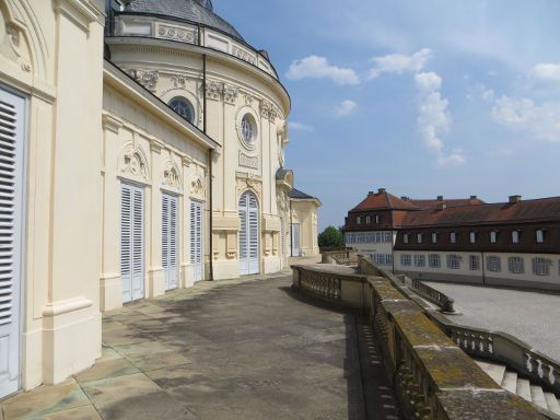 Stuttgart, Deutschland, Schloss Solitude, Balkon