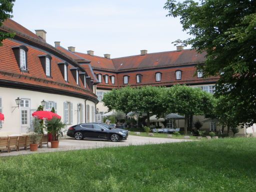 Stuttgart, Deutschland, Schloss Solitude, Restaurant im Hofgarten