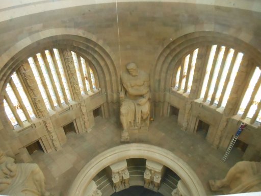 Völkerschlachtdenkmal, Leipzig, Deutschland, Blick von der Empore in die Ruhmeshalle