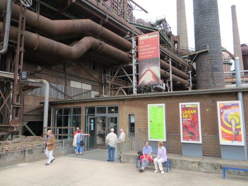 Weltkulturerbe Völklinger Hütte, Völklingen, Deutschland, Besucher Centrum und Ladengeschäft