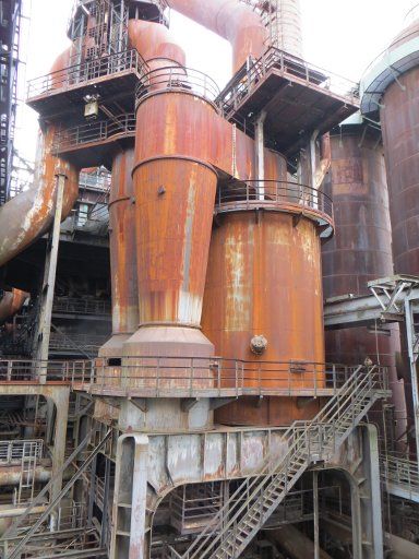 Weltkulturerbe Völklinger Hütte, Völklingen, Deutschland, Winderhitzer