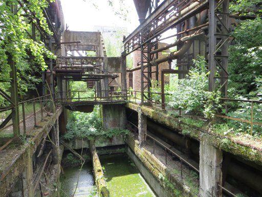 Weltkulturerbe Völklinger Hütte, Völklingen, Deutschland, Das Paradies, Anlagen außerhalb der Kokerei