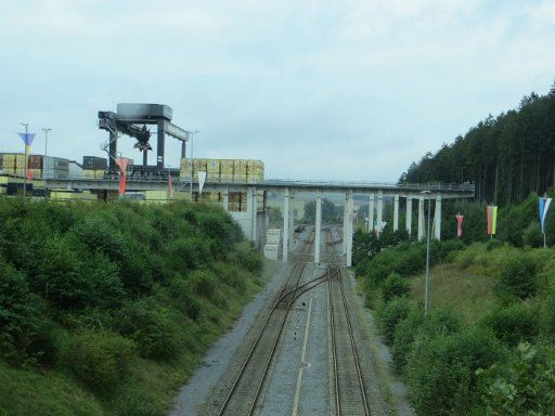 Warsteiner Welt Brauereiführung, Warstein, Deutschland, Verladebahnhof