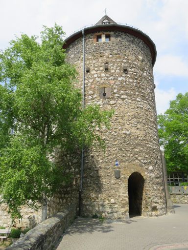 Wetzlar, Deutschland, Sauturm letzter erhaltener Turm der mittelalterlichen Stadtmauer