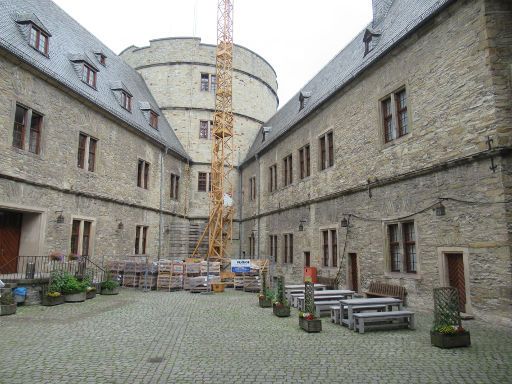 Wewelsburg, Wewelsburg, Deutschland, Innenhof der Burg