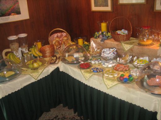 Zweibrücken, Deutschland, Hotel Erika, Frühstücksbuffet