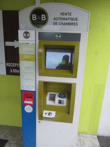 B&B Hotel Bourges 2, Bourges, Bourges, Frankreich, Check In und Verkauf Zimmer Automat