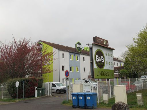 B&B Hotel Limoges 1, Limoges, Frankreich, Au&szlig;enansicht in der 52 Rue Fr&eacute;d&eacute;ric Bastitat, 87280 Limoges, Frankreich