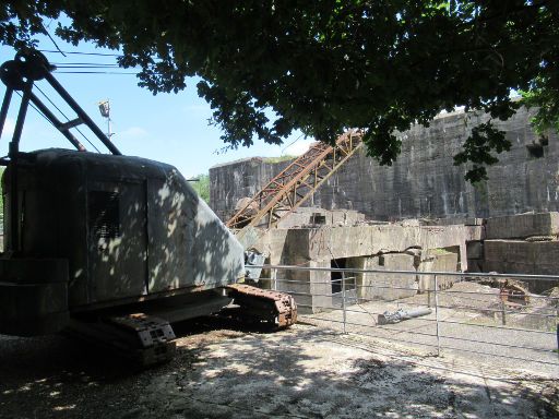 Le Blockhaus D’Éperlecques Freilichtmuseum, Eperlecques, Frankreich, Seilbagger