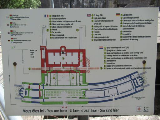 V2 Stellung Kraftwerk Nord-West, Eperlecques, Frankreich, Übersicht der gesamten Bunkeranlage