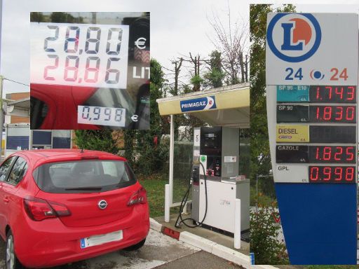 LPG, GPL, Autogas Tankstellen, Frankreich, Leclerc Tankstelle, Rue du Général Bethouart, 39100 Dole im Oktober 2023
