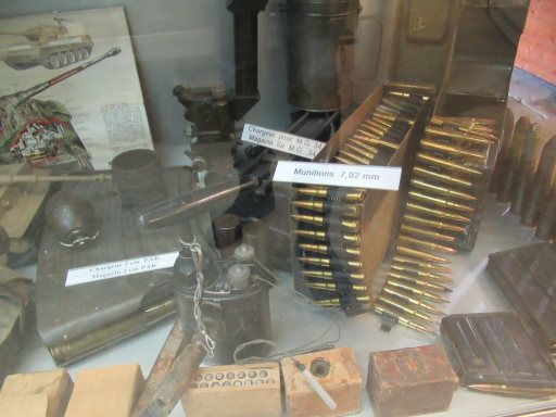 Kasematte Esch, Hatten, Frankreich, Munition 7,92 mm Gurte f&uuml;r Maschinengewehr
