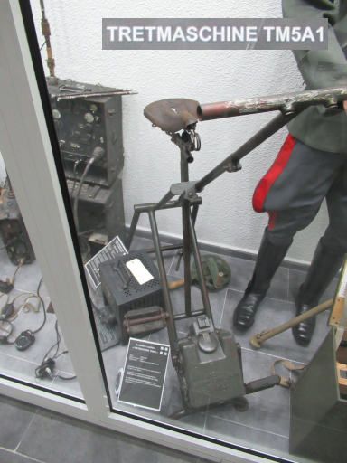 MM Park Milit&auml;r Museum, La Wantzenau, Frankreich, Stromgenerator Tretmaschine TM5A1