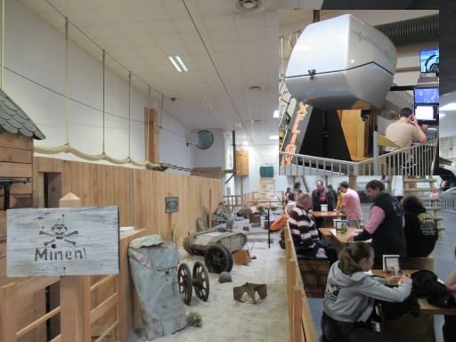 MM Park Milit&auml;r Museum, La Wantzenau, Frankreich, Kletterpark, Flugsimulator und Kiosk