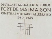 Deutscher Soldatenfriedhof, Fort de Malmaison, Laon, Frankreich, Eingang zum Friedhof