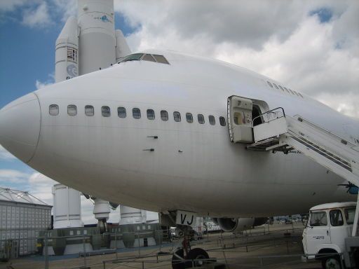 Musée Air + Espace, Le Bourget, Frankreich, Boeing 747-128 F-BPVJ