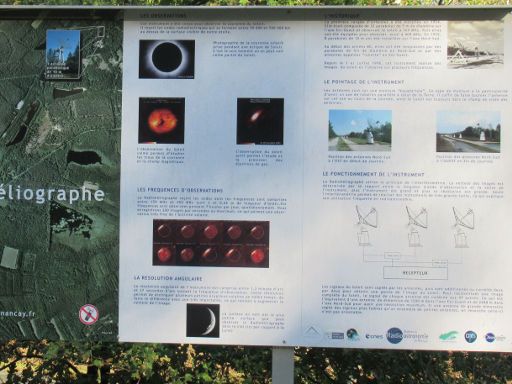 Nançay, Frankreich, Radioastronomie Museum Nançay, Führung, Sonnenbeobachtung mit Radioheliographen