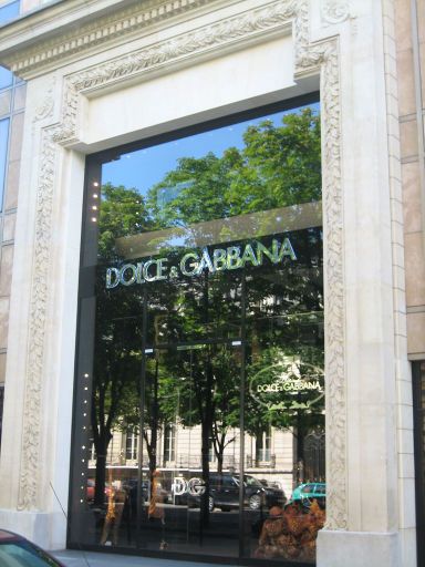 Avenue Montaigne, Paris, Frankreich, Dolce & Gabbana
